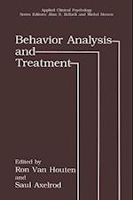 Behavior Analysis and Treatment