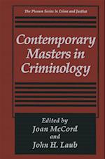 Contemporary Masters in Criminology