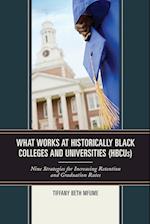 What Works at Historically Black Colleges and Universities (Hbcus)