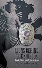 Lions Behind the Shields