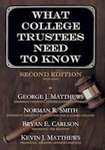 What College Trustees Need to Know