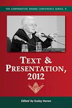 Text & Presentation, 2012