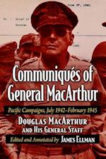 Communiques of General MacArthur