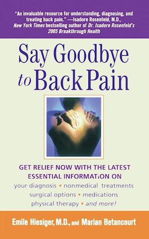 Say Goodbye to Back Pain