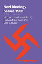 Nazi Ideology before 1933