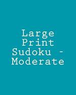 Large Print Sudoku - Moderate