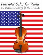 Patriotic Solos for Viola