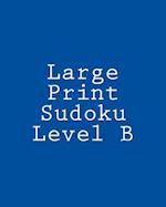 Large Print Sudoku Level B