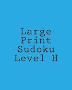 Large Print Sudoku Level H