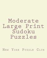 Moderate Large Print Sudoku Puzzles
