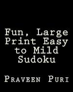 Fun, Large Print Easy to Mild Sudoku