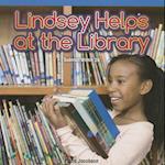 Lindsey Helps at the Library