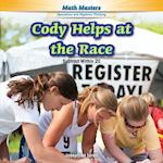 Cody Helps at the Race