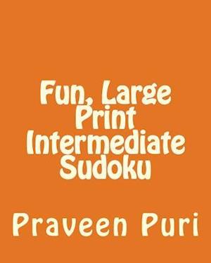 Fun, Large Print Intermediate Sudoku