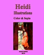 Heidi Illustrations Color & Sepia