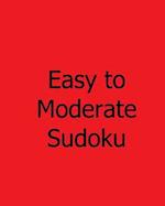 Easy to Moderate Sudoku