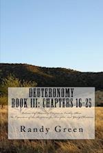 Deuteronomy Book III: Chapters 16-25: Volume 5 of Heavenly Citizens in Earthly Shoes, An Exposition of the Scriptures for Disciples and Young Christi