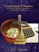 Yearly Book of Minutes for Churches, Religious Organizations, Non-Profits & Auxiliaries