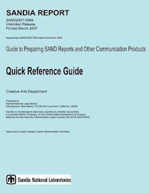 Guide to Preparing Sand Reports and Other Communication Products