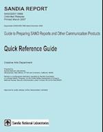 Guide to Preparing Sand Reports and Other Communication Products