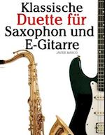 Klassische Duette Für Saxophon Und E-Gitarre