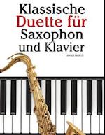 Klassische Duette Für Saxophon Und Klavier