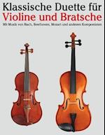 Klassische Duette Für Violine Und Bratsche