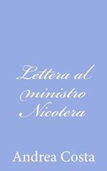 Lettera Al Ministro Nicotera