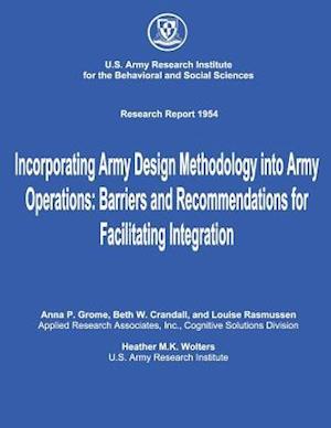 Incorporating Army Design Methodology Into Army Operations