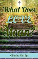 What Does Love Mean? 