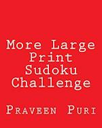 More Large Print Sudoku Challenge