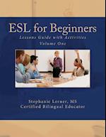 ESL for Beginners Lessons Guide with Activities