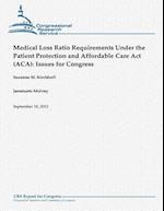 Medical Loss Ratio Requirements Under the Patient Protection and Affordable Care ACT (Aca)