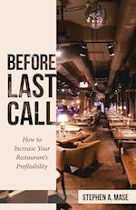 Before Last Call: How to Increase Your Restaurant's Profitability 