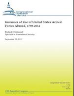 Instances of Use of United States Armed Forces Abroad, 1798-2012