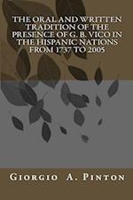 The Oral and Written Tradition of the Presence of G. B. Vico in the Hispanic Nat