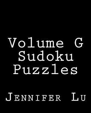 Volume G Sudoku Puzzles