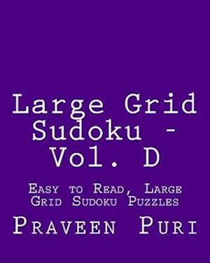 Large Grid Sudoku - Vol. D