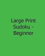 Large Print Sudoku - Beginner