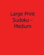 Large Print Sudoku - Medium