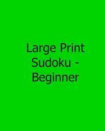 Large Print Sudoku - Beginner