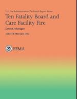 Ten Fatality Board and Care Facility Fire
