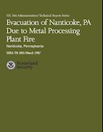 Evacuation of Nanticoke, Pa Due to Metal Processing Plant Fire- Nanticoke, Pennsylvania