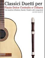 Classici Duetti Per Flauto Dolce Contralto E Chitarra
