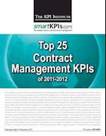 Top 25 Contract Management Kpis of 2011-2012