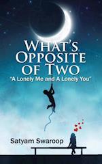 What's Opposite of Two "A Lonely Me and A Lonely You"