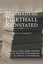Marmaduke Pickthall Reinstated