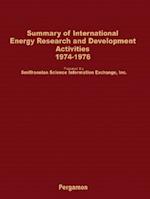 Summary of International Energy Research and Development Activities 1974-1976