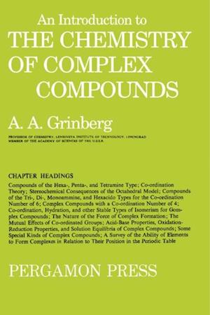 Introduction to the Chemistry of Complex Compounds