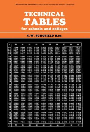 Technical Tables for Schools and Colleges